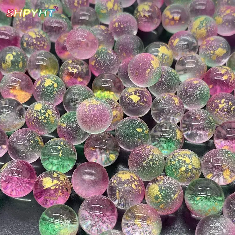 

50pcs 12mm Glass Marbles Balls Charms Clear Pinball Machine Home Decor for Fish Tank Vase Aquarium Toys for Kids Children