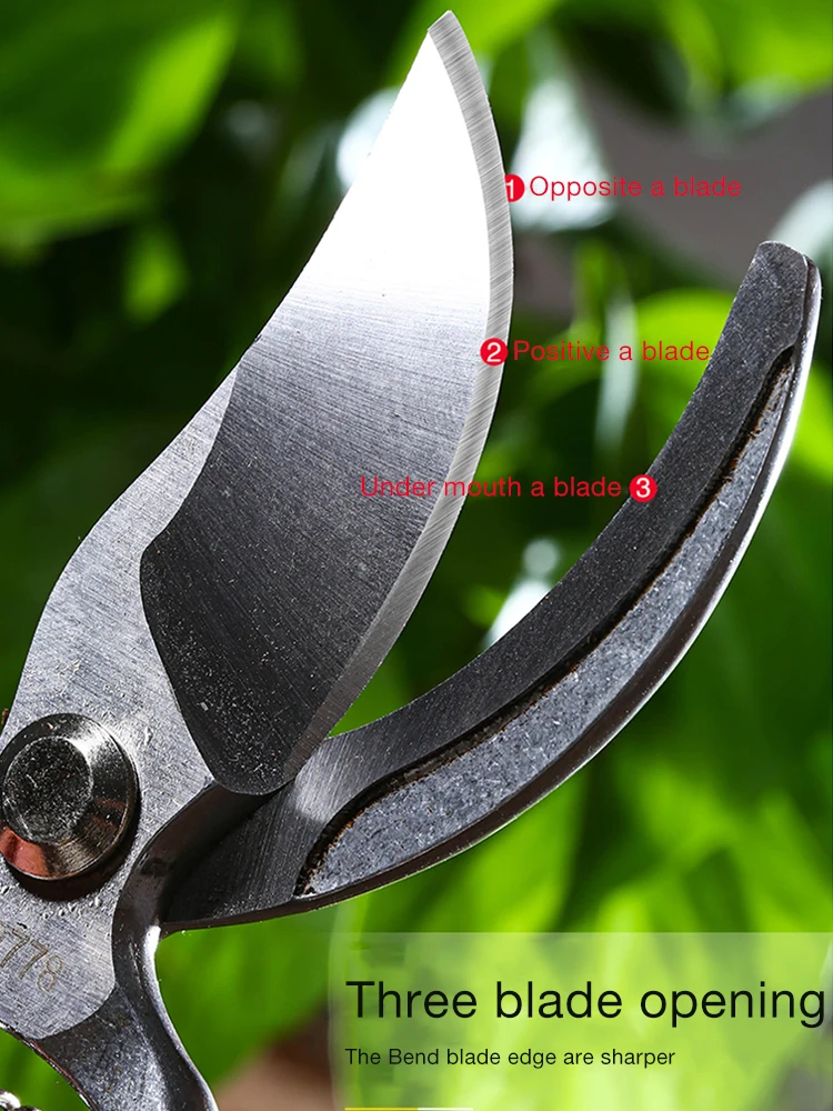 DELI Gardening Pruning Shears 7"Folding Saw Set Fruit Tree Potted Greening Durable Labor-Saving Tools Orchard Garden Pruning 4