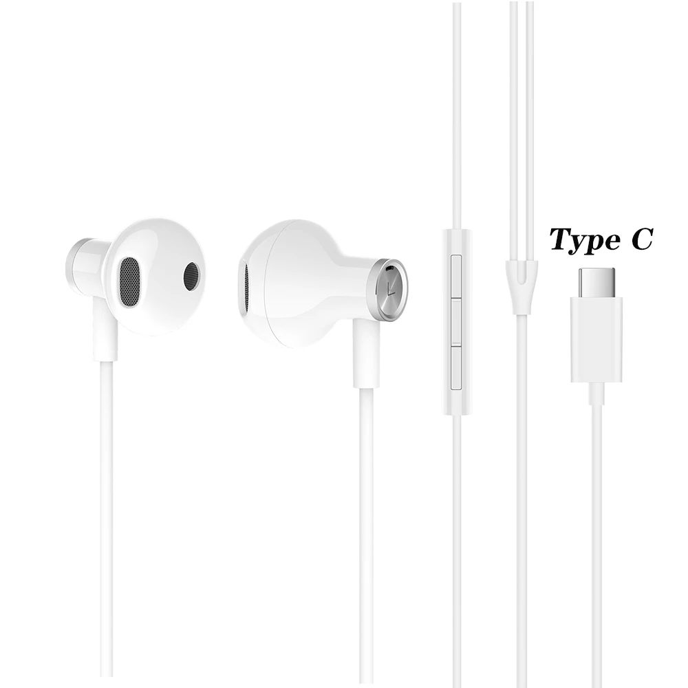 Наушники XIAOMI Mi Dual Driver USB Type-C наушники-вкладыши с высоким разрешением микрофоном