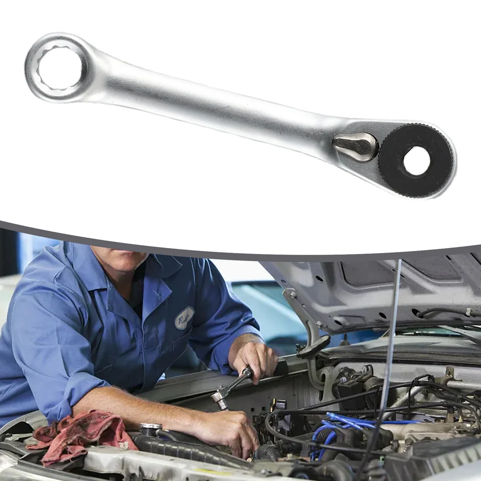 Chiave A Cricchetto Da 1/4, Mini Cricchetto 2 In 1, 72 Denti Reversibili Piegata~p144616943 - Foto 7