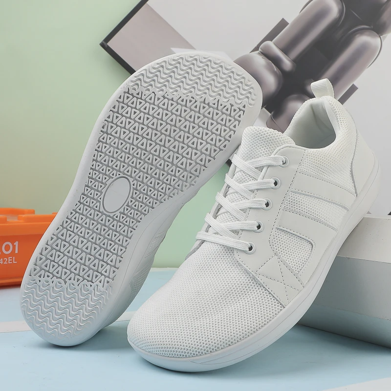 Men's Barefoot Shoes Wide Toe Box Ultimate Minimalist Design Zero Drop Sole + Heel Stability