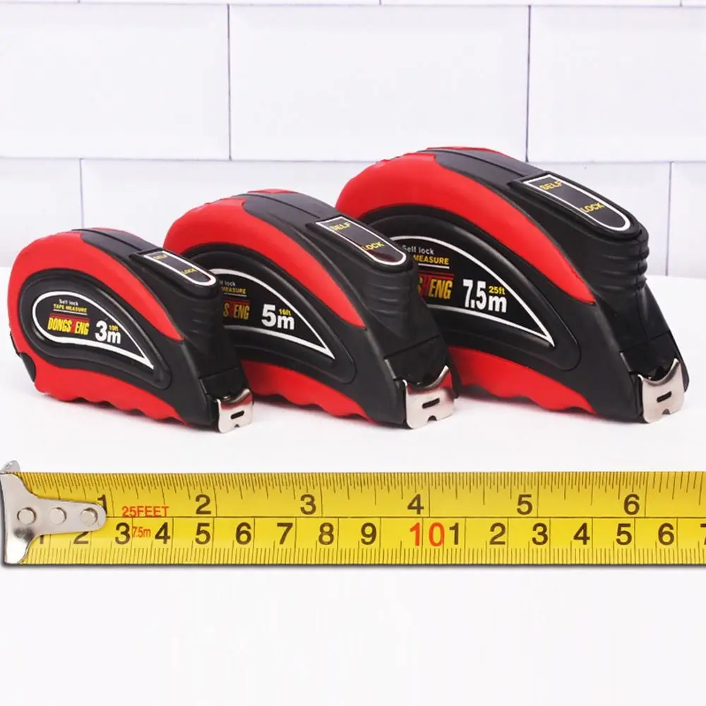 Tape Measure Measuring Tape Portable Ranging Tool Inch Metric Tape Measure Measuring Steel Tape 3/5/7.5m