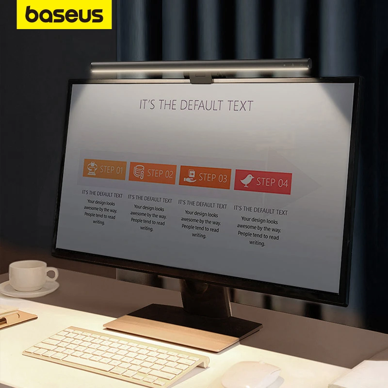  Baseus Computer Light Desk Lamp Screen Light Laptop USB Lamp New Hanging Light Table Lamp Monitor Light For Study Reading Light 