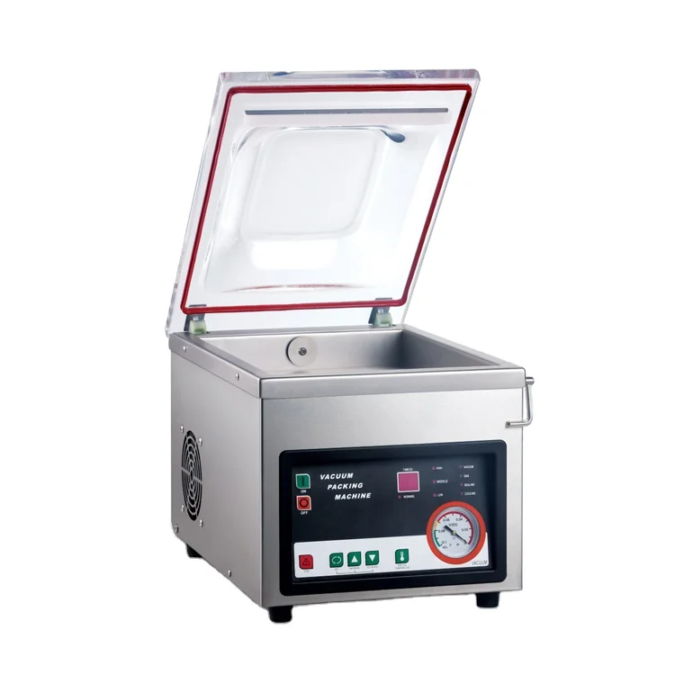 

DZ-260 High Efficiency Meat Vegetable Fruit Packaging Table Top Vacuum Package Machine