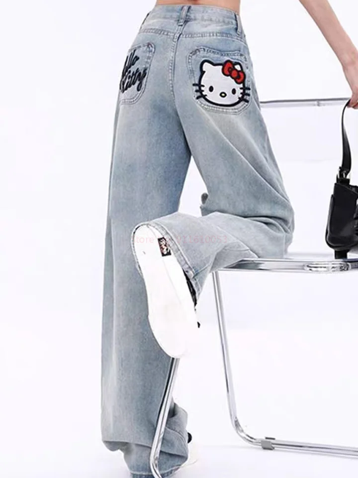 サンリオ Y2k ハローキティジーンズ原宿トレンドアニメかわいい Kt