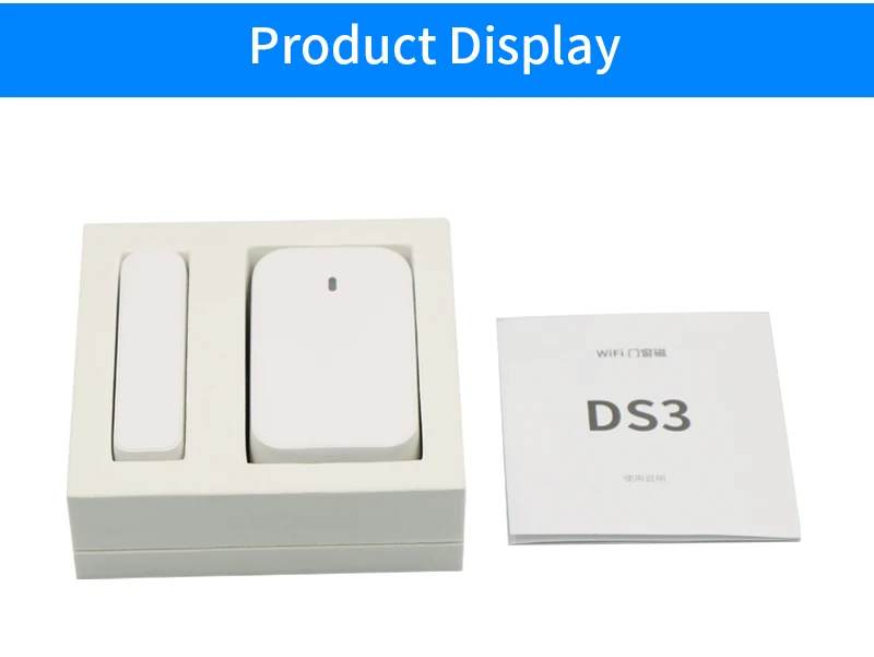 DS3 TTLOCK 2.4G WIFI Lock Compatible Door Sensor Door Contact Status Detectio