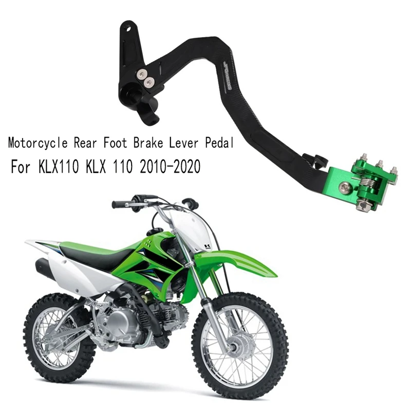 

NEW-Motorcycle Rear Foot Brake Lever Pedal For Kawasaki KLX110 KLX 110 2010-2020