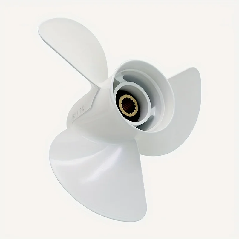 thumbnail image 2 of OUTBOARD PROPELLER FOR Tohatsu 8Hp 9.9Hp 8.5x9 Boat Ship Screw 3 Blade 2 of 10
