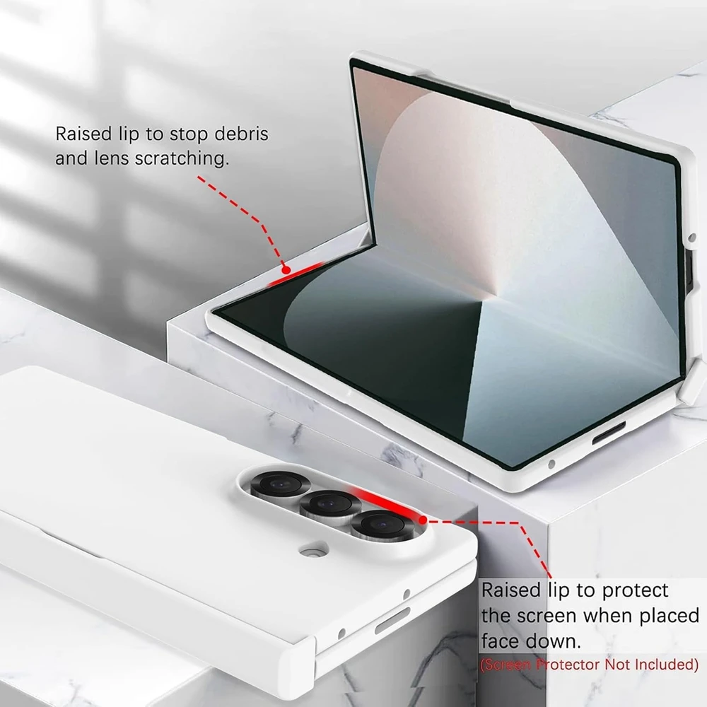 3-in-1 Hinge Protection Slim Matte Shockproof Hard Case