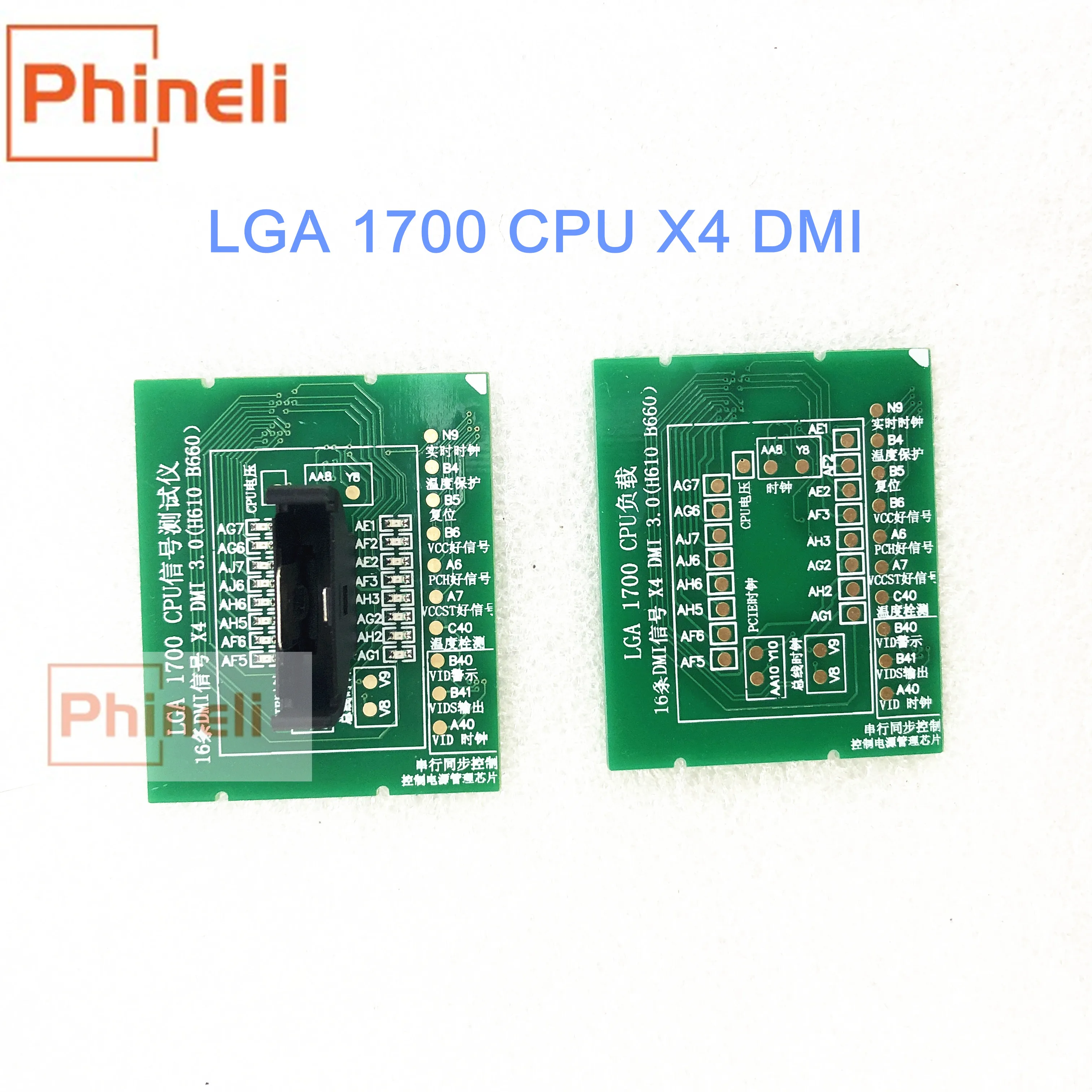 Nuovo Desktop Lga 1700 Cpu X8 X4 Dmi 3.0 5.0 H610 B660 H670 Z690 Cpu Socket Tester Carico Fittizio Carico Falso Con Indicatore Led