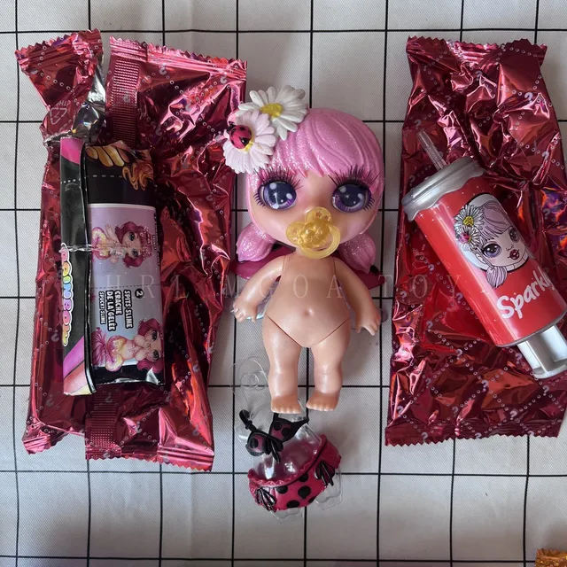 Original Can Choose Rainbow Slime Mermaid Perfume Bottle Doll Collection Kids DIY Toys Include Clothes Syringe Accessories 4