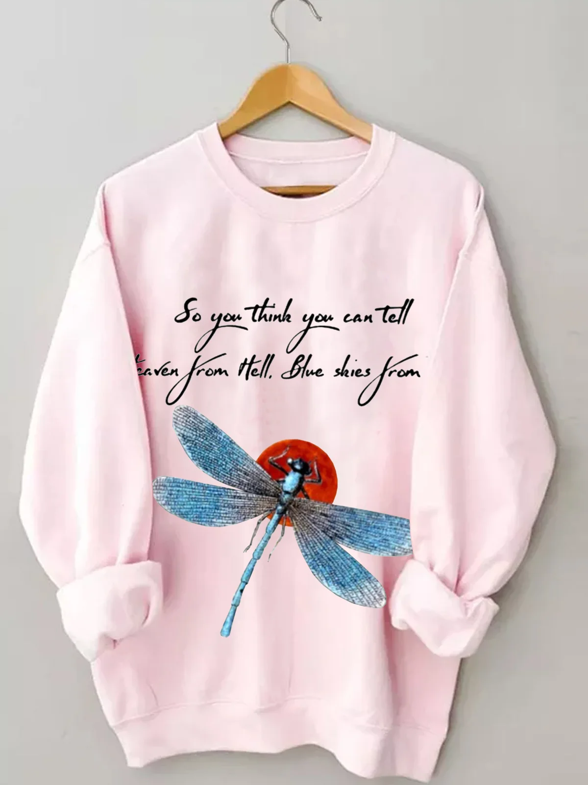 New Women's Casual Sweatshirt Lettering Crewneck Oversized Pullover Comstylish Autumn Girls Hoodies Creativity Print Loose Tops