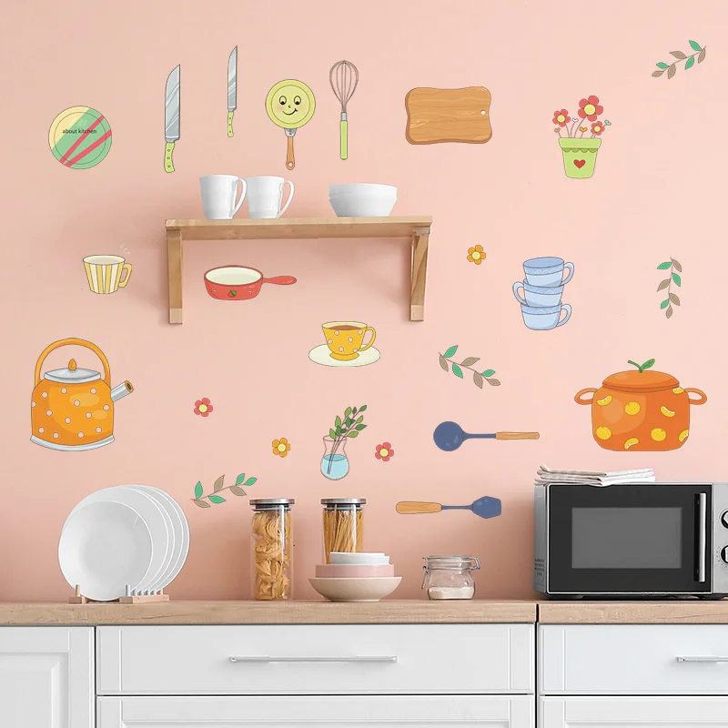 set of 6 baking kitchen prints | cute kitchen decor |... Sweet Kitchen Wall Decoration