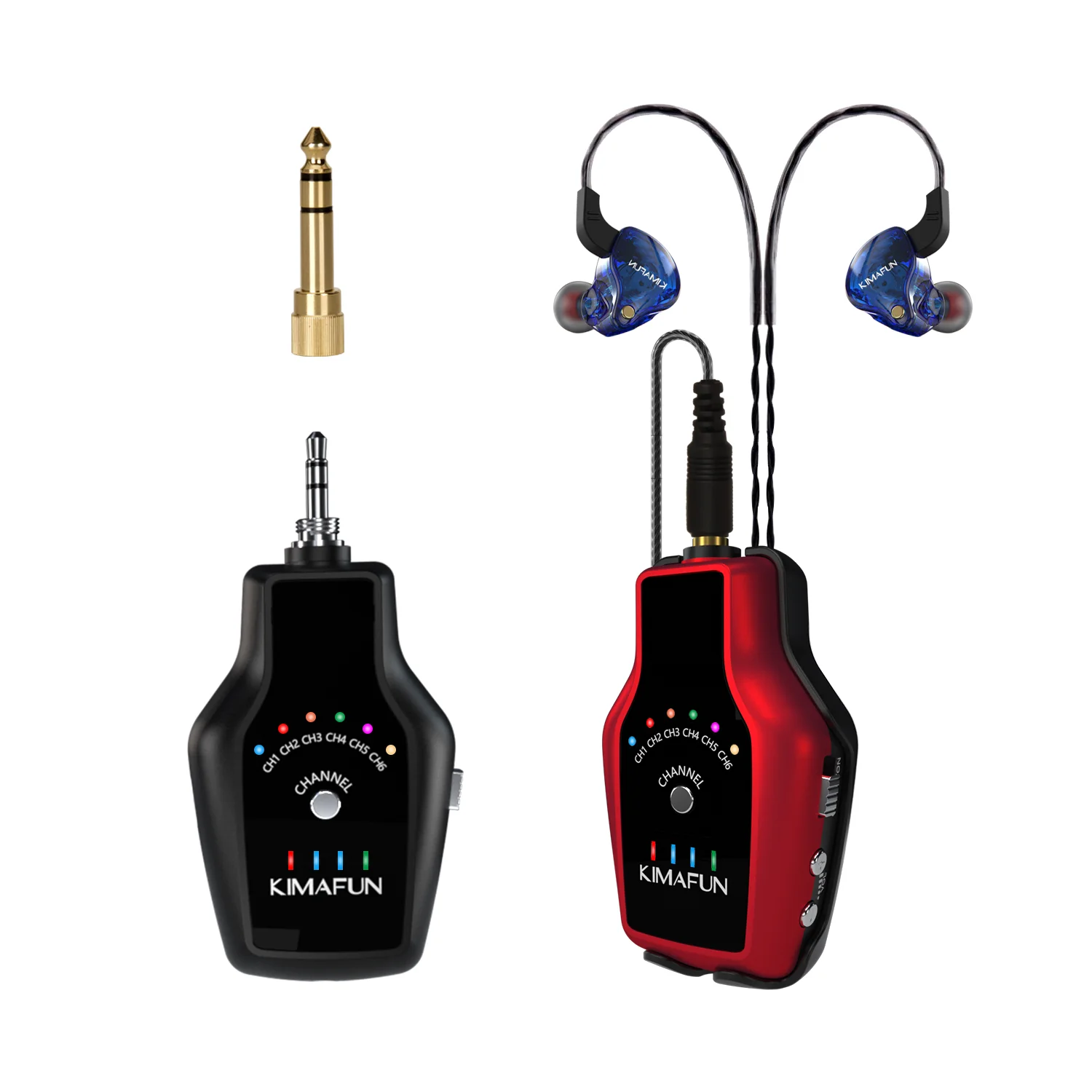 Kimafun Kmg1503 Iem System Inear Audio Monitor For Stage Band Guitar Bass Amplifier Speakers