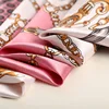 90*90CM Women's Silk Scarf Foulard En Satin Luxury Silk Scarf Neckerchief Purse Silk Square Scarf  SJ02 3