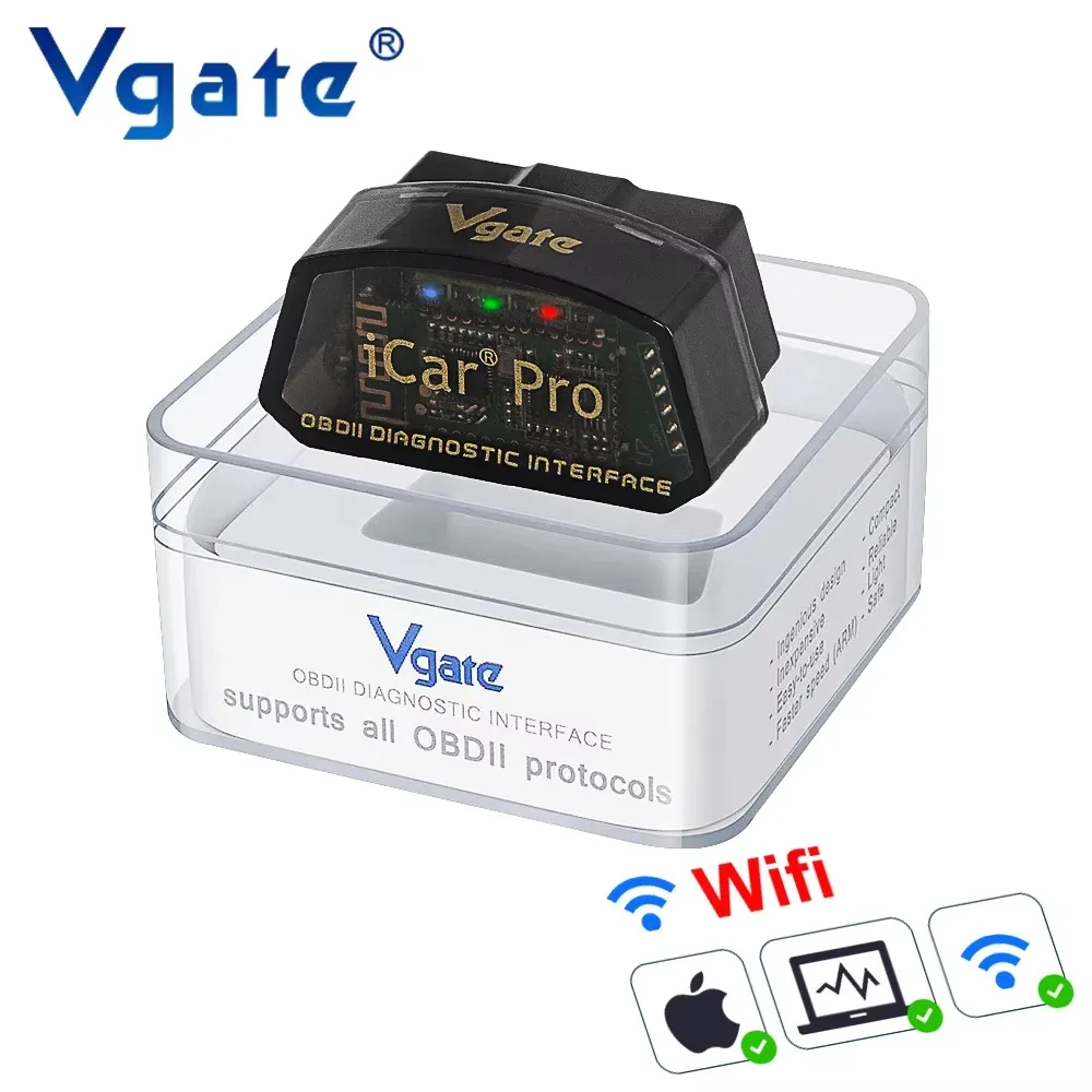 Enhanced Car Diagnostic Tool - Wireless OBDII Code Reader Scanner