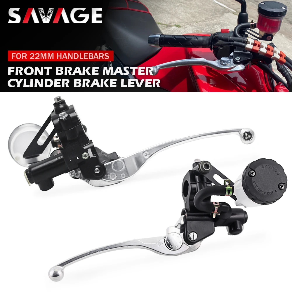 

Universal Front Brake Master Cylinder Lever Pump Oil Fluid Reservoir Tank Cup for 22mm 7/8" Handlebar Motorcycle Accessories