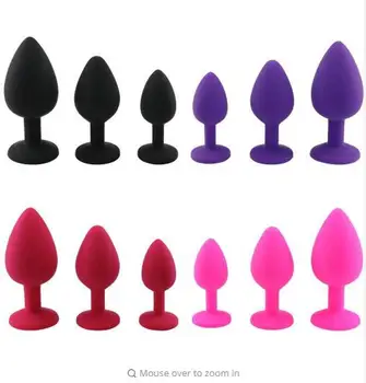 Silicone Anal Plug Ass Prostate Massager Vagina Masturbate Butt Plug Anal Dildo Sex Toys For Woman Man Adult Product No Vibrator 6