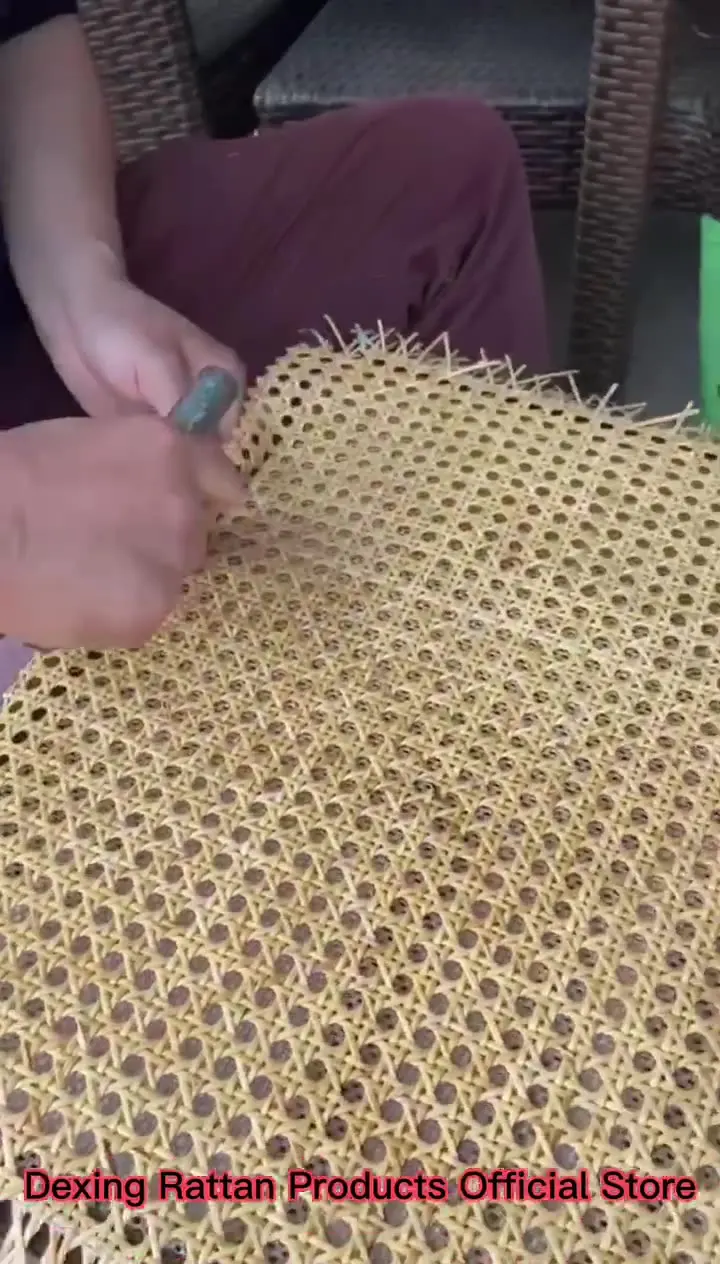 Rouleau De Cannage/rotin Synthétique Pour Réparation Meubles - Largeur 40cm, Longueur Au Choix (0.6 à 2m) | Couleur Café - 6