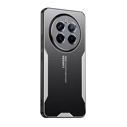 Luxurious Metal Frosting Seismic Protection Case for Realme GT 2 Pro (Silver)