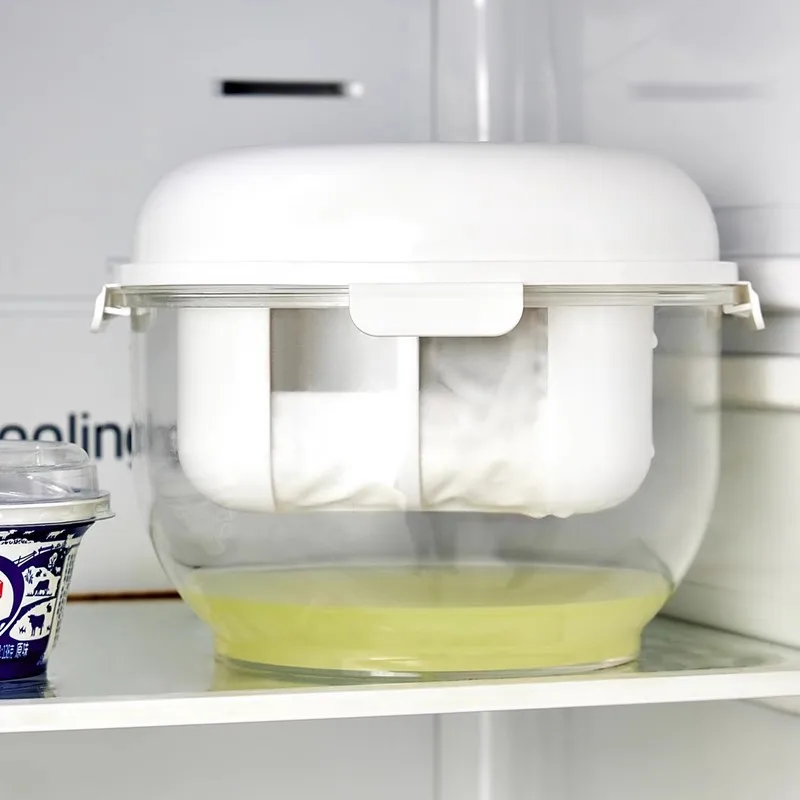 Large capacity homemade Greek yogurt special tool, household whey separation filter, yogurt press and drain device