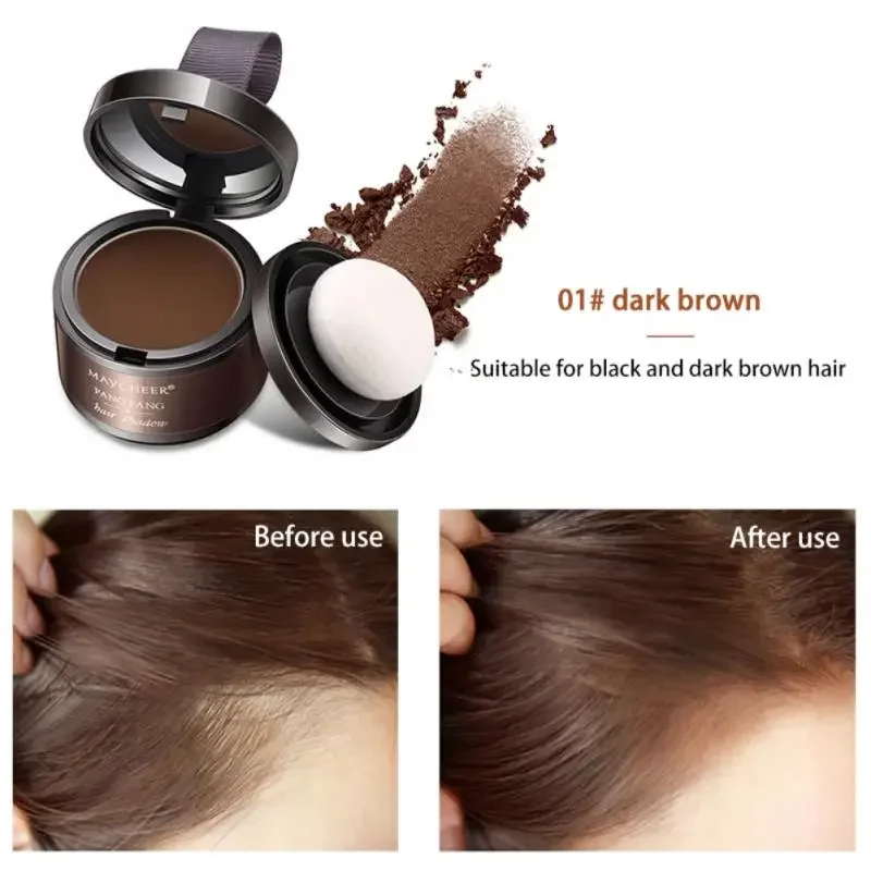 Hairline Shadow Powder Modifies Forehead Fills Hair Shadow Repair Face Powder And Replenish Hair Artifact Makeup Concealer hair building powder