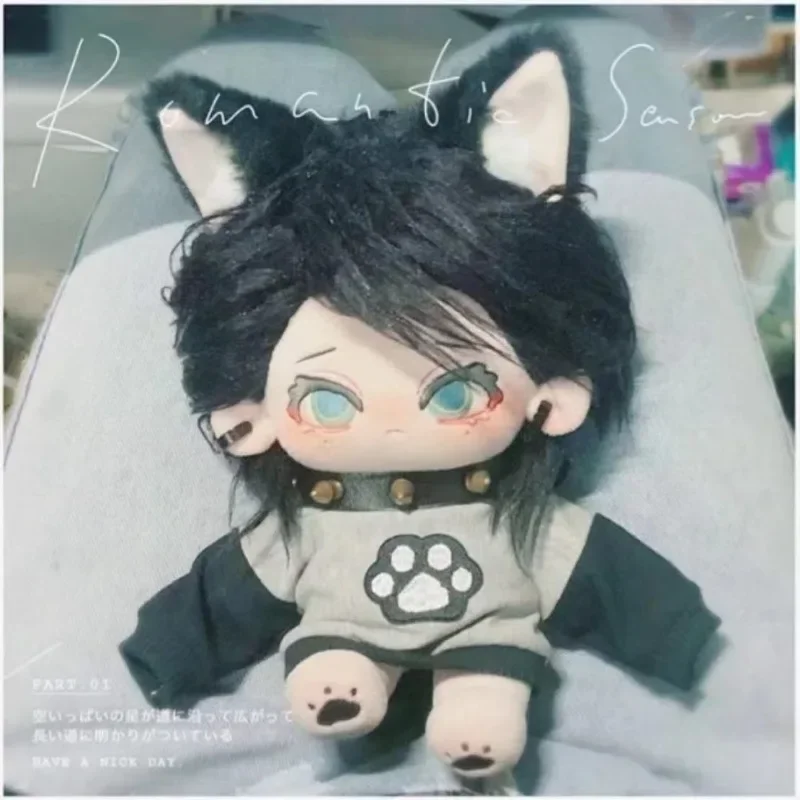 20cm Doll Clothes Mini Kpop Skz Kawaii Sweater Cat Paw Fashion Black White Blue Yellow Coat Toy Accessories Free Shipping Items 3