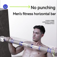 Telescopic Doorway Pull Up Bar Non-Slip Chin-Up Fitness Equipment Adjustable Home Gym Strength Training Heavy Duty For Men Women 5