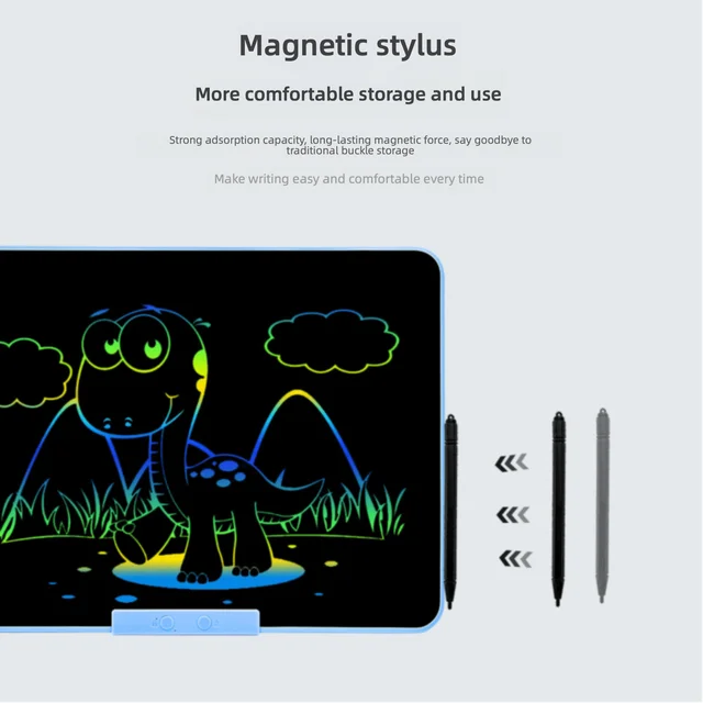 LCD Writing Tablet 12/16/20 Inch - USB-C Rechargeable, Eye-Protection Screen, Magnetic Pen, Dual-Surface for Home/Office/School 2