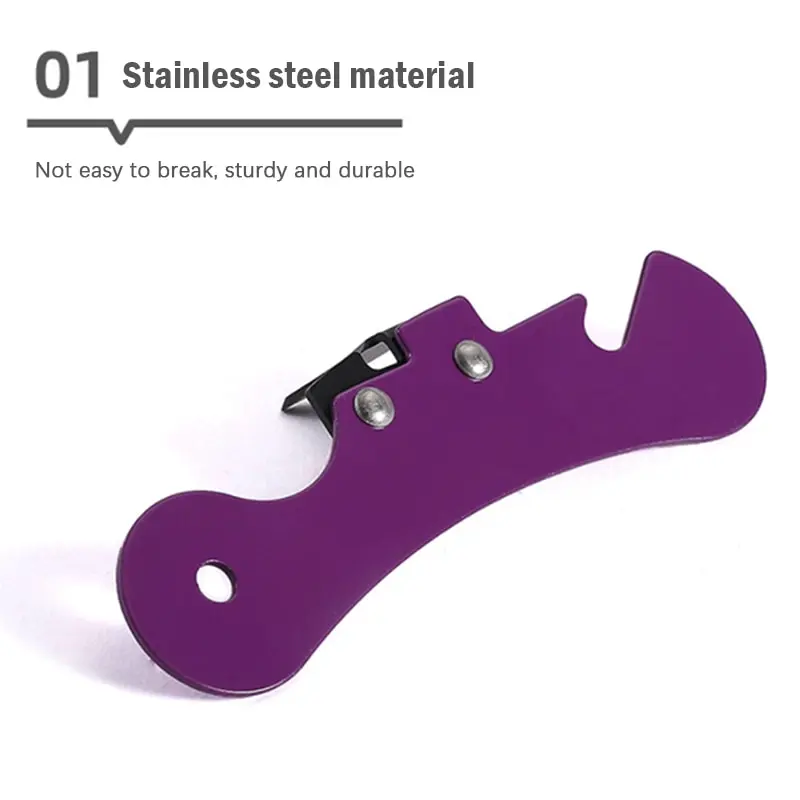 Manual Can Opener Safety gadget Multifunctional Stainless Opener Kitchen Gadgets Comfort Good Grip for Tin Jar Bottle Cans can opener bottle opener multifunctional tool