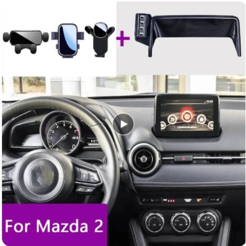 For Mazda2 Mazda 2 Demio Hatchback 2015-Car Phone Holder Screen Fixed Charging Stand Mobile Phone Mount phone holder,mobile phone holder,gps holder