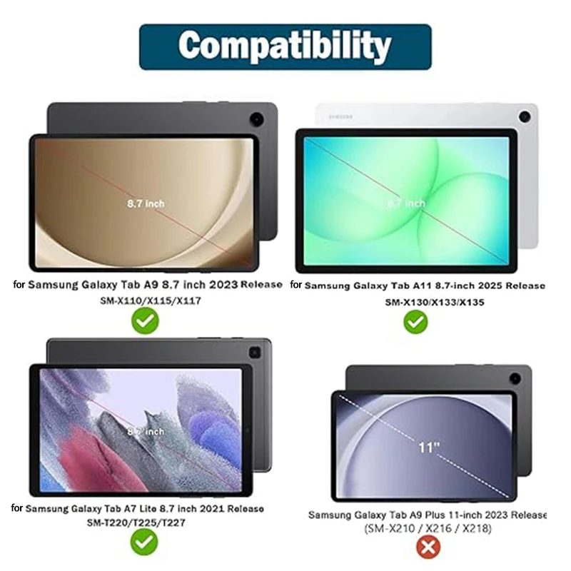 Durable Kids EVA Tablet Stand Case with Handle - Protective Cover