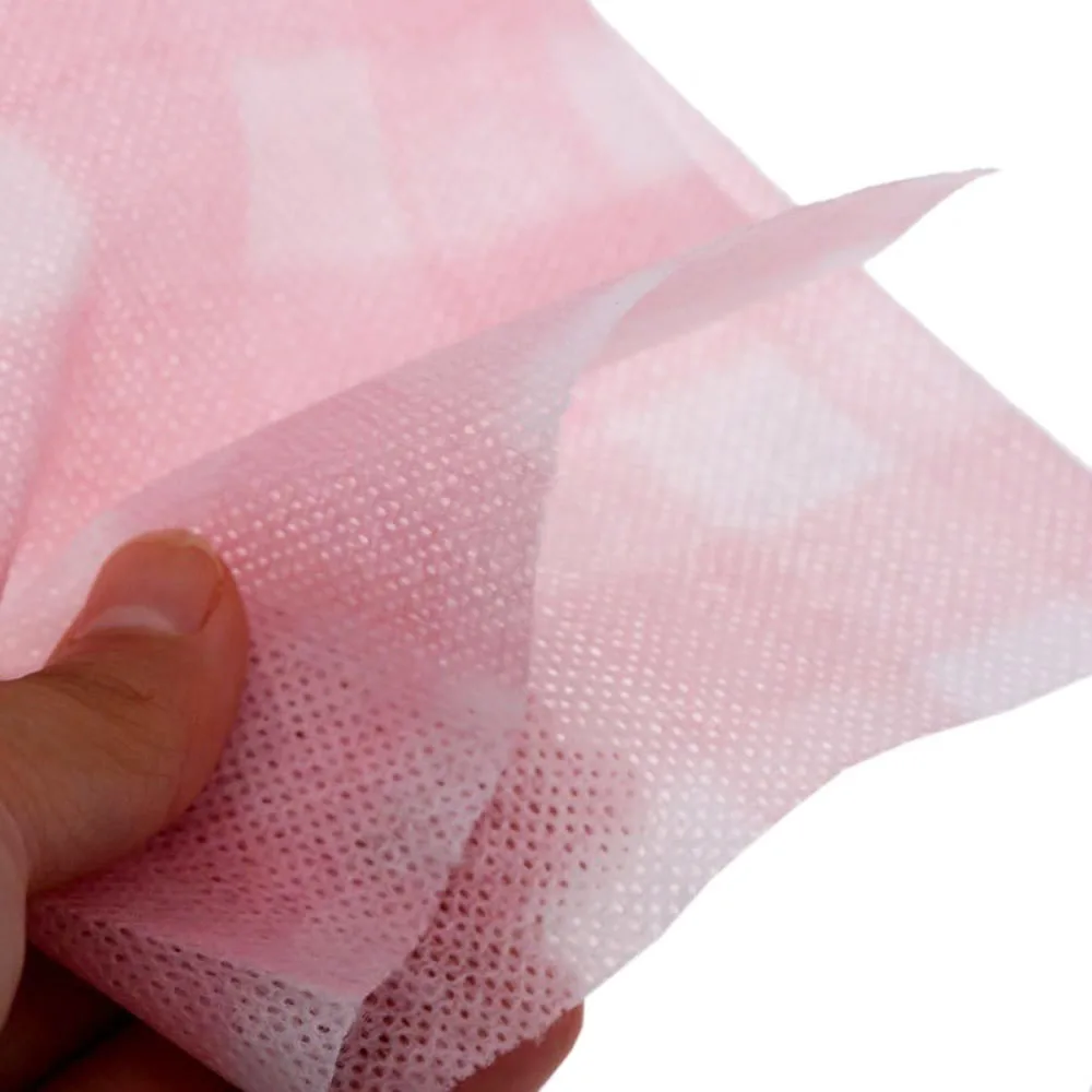 1 Roll White/Pink Disposable Face Towel Travel Cotton Makeup Wipes Facial Cleansing Towel Cotton Pads Face Cleansing Tissue Soft 5