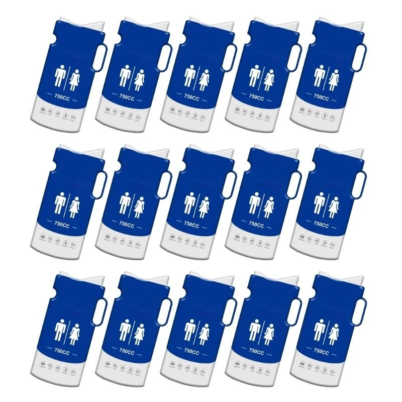 누출 씰 750ml 여행 소변 가방 남성 여성 아이