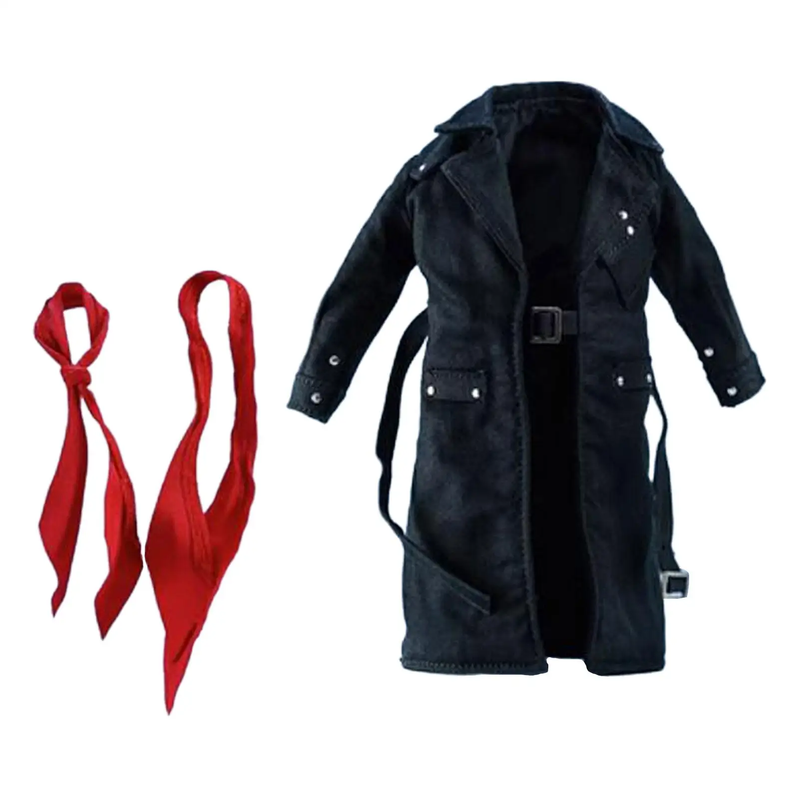 

1/12 Scale Wired Trench Coat Action Figures Coat for 6'' Action Figures Accessory