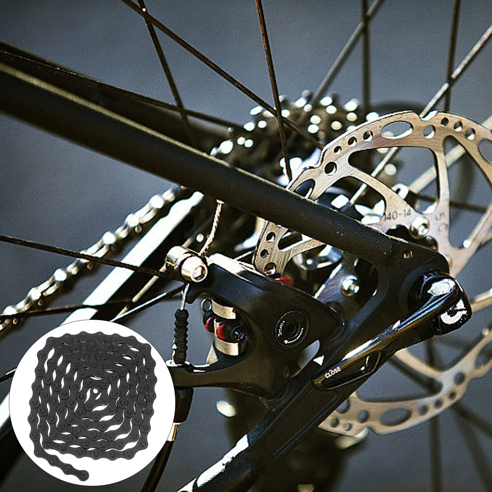 

Replacement Chain for Bike Mountain Bicycles Chain Anti-rust Bike Chain Convenient Bike Chain
