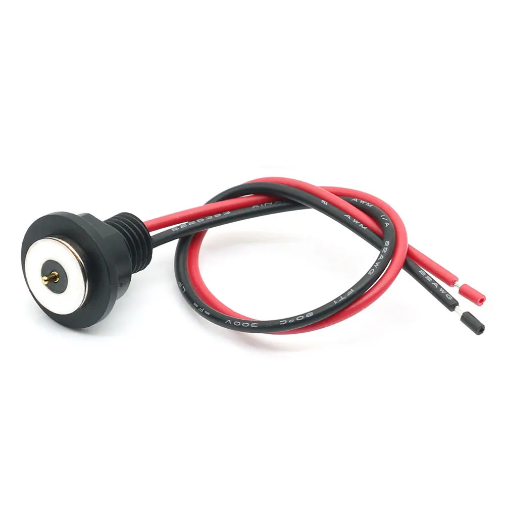 1PCS Magnetic Connector Male Female Interface Buckle Charging Power Cord with USB Magnetic Plug Pogopin Contact Adsorption