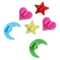Perles décoratives pour roue de vélo, clips ronds 6