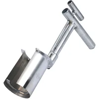Thickened Seedling Planter With Long Handle Hole Seedling Tool Vegetable Planting Seedling Planting Gardening 1