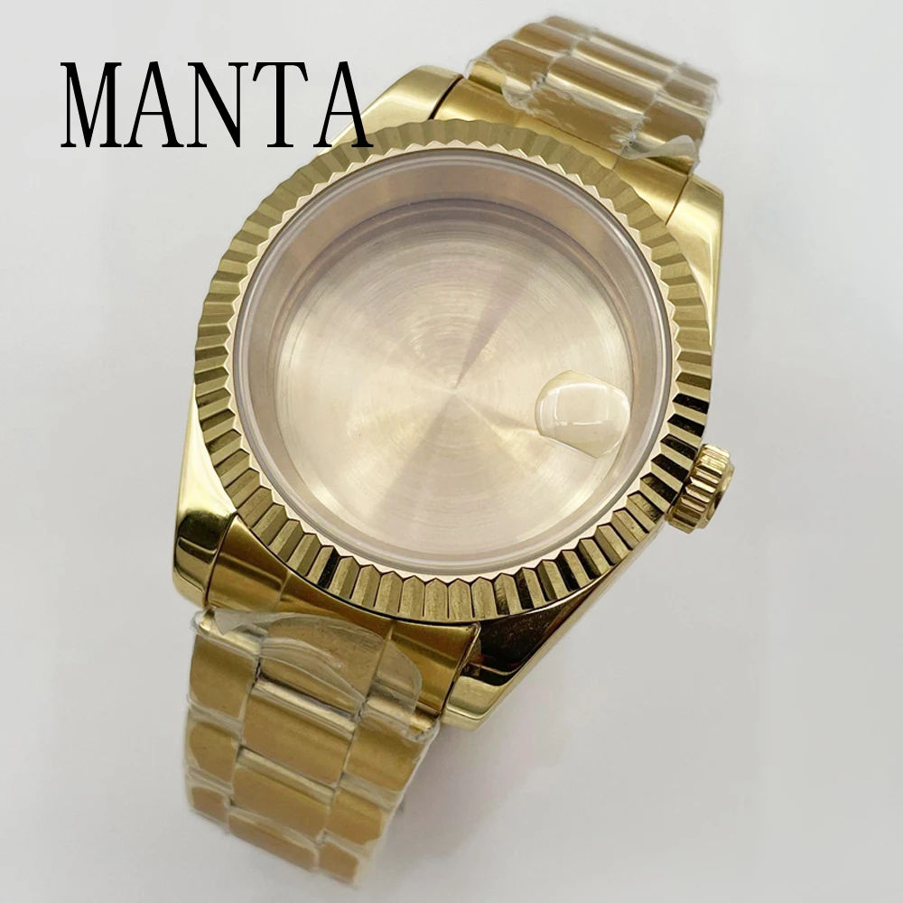 

MANTA 36mm/39mm Sapphire Glass Watch Case Fit NH35/NH36 Miyota8205/8215/821A ETA2836/2824 Mingzhu2813/3804 Movement