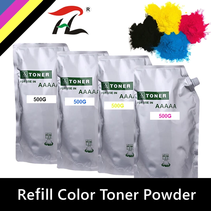 Recarga Toner pó Compatível para Impressora hp 410a Cf410a Cf411a Cf412a Cf413a para hp Cor Laserjet Pro M452dn M452dw M452nw 500g