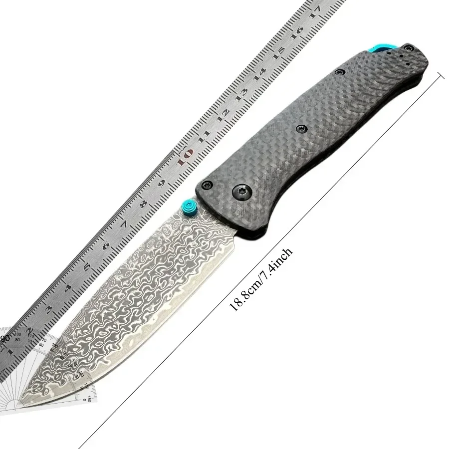 Carbon Fiber Folding Knife Steel Blade 4