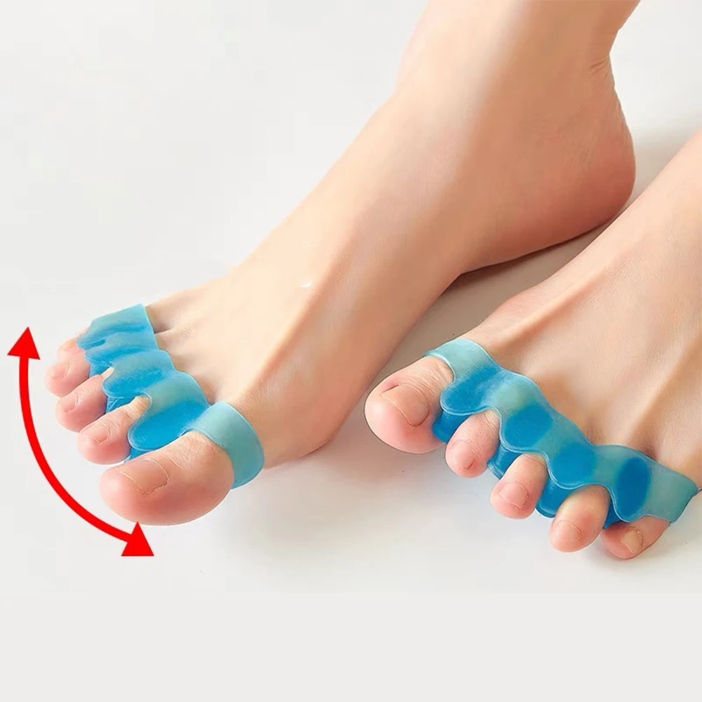 Toe Separators Toe Spreader Toe Corrector Finger Toe Separator 2PC Silicone Toe Separator Stretcher