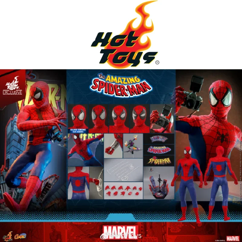 

New In Stock Hottoys Ht Cms015 Marvel Comics Spider Man 1:6 Ratio Collectible Doll Gift