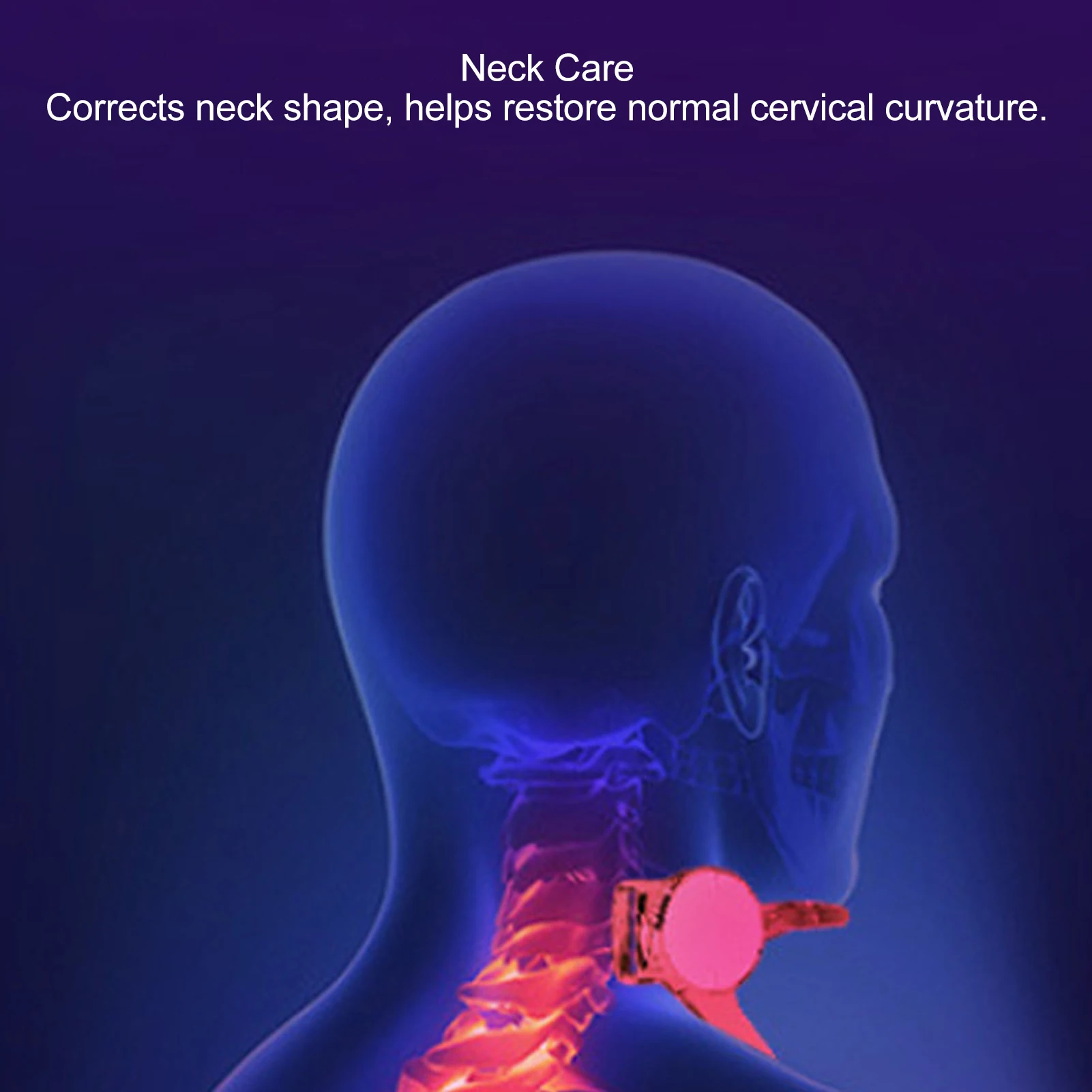 Adjustable Neck Support Shaping Cervical Neck Collar Forward Posture Corrector Decompressed 360 Degree Rotation for Daily Life