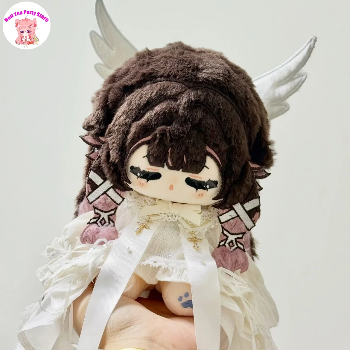 Columbina Hyposelenia Moon Maiden Damselette 코튼 인형 장난감 애니메이션 드레스 업 의류 인형 바디 플러시 생일 선물 20cm