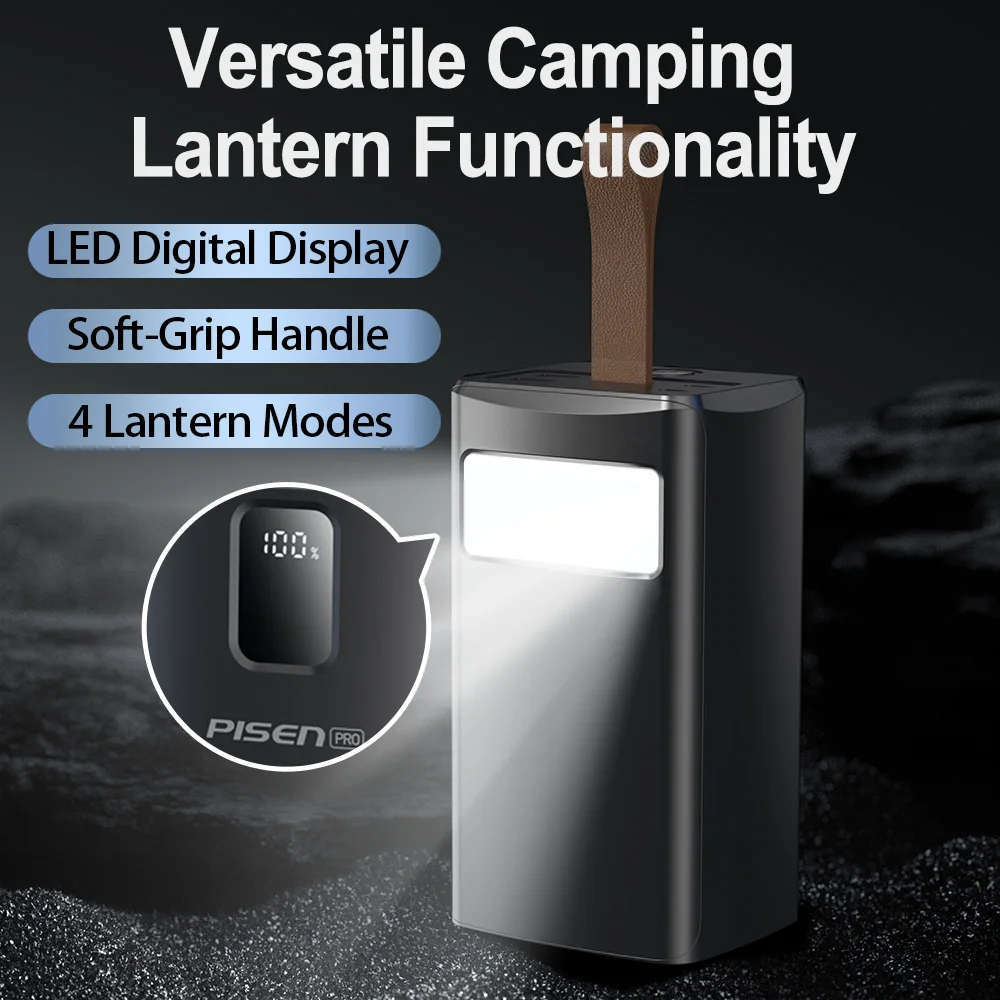 PISEN Power Bank Large Capacity 65W Fast Charging