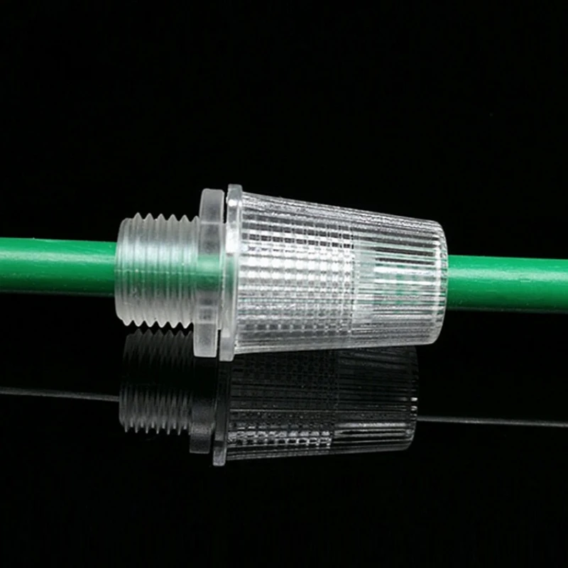 50pcs/pack Pendant lamp wire lock cable plastic cable grips white black transparent brown 007 lamp accessories
