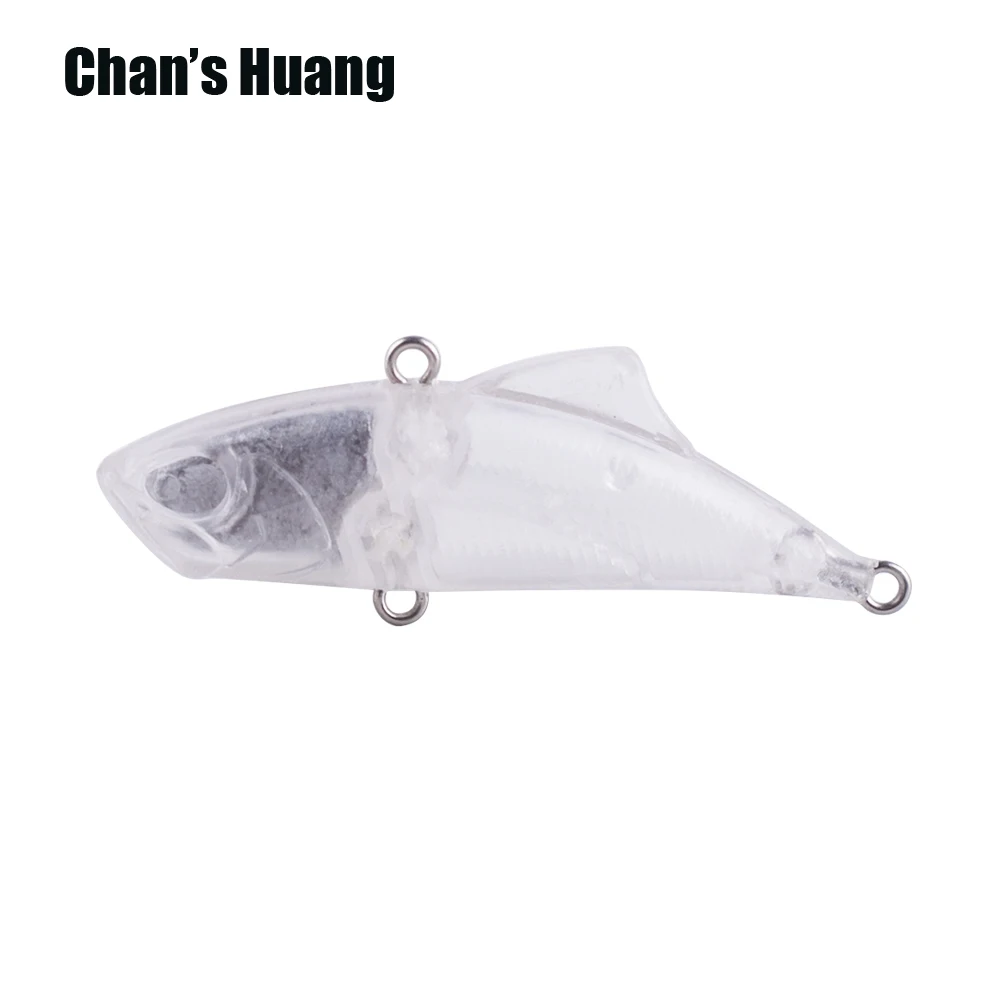 

Chan's Huang 20pcs 4.5CM 5G Vibration Hard Transparent Body Bait Sinking Mini Fishing Lures Unpainted Lipless Crankbait Blanks