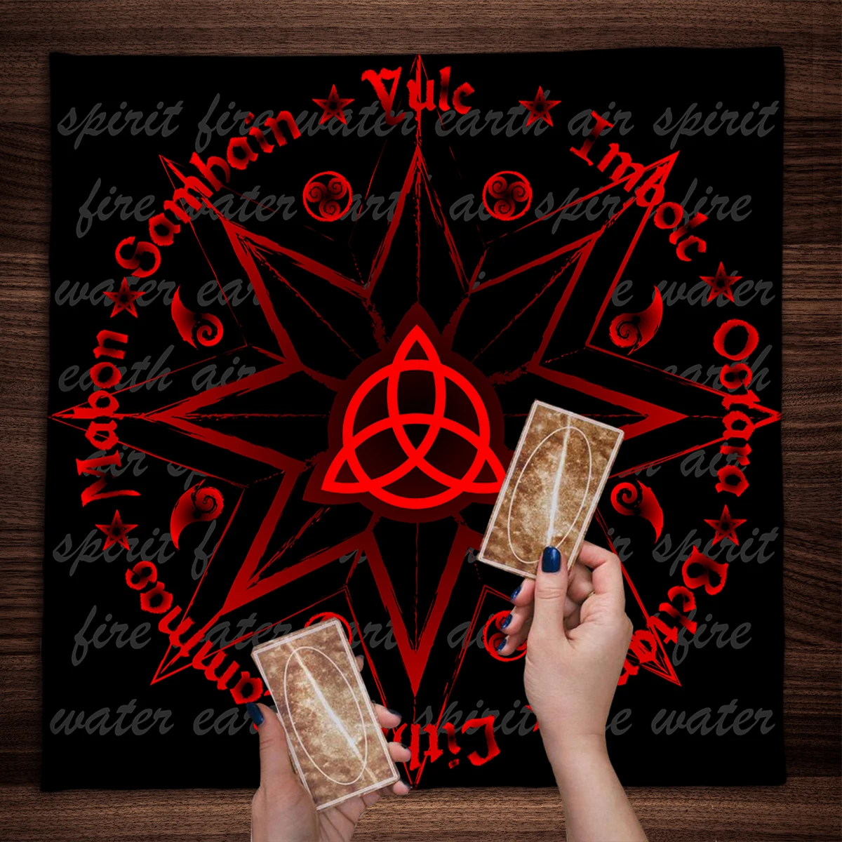 Wheel of the Year Tarot Cloth 4